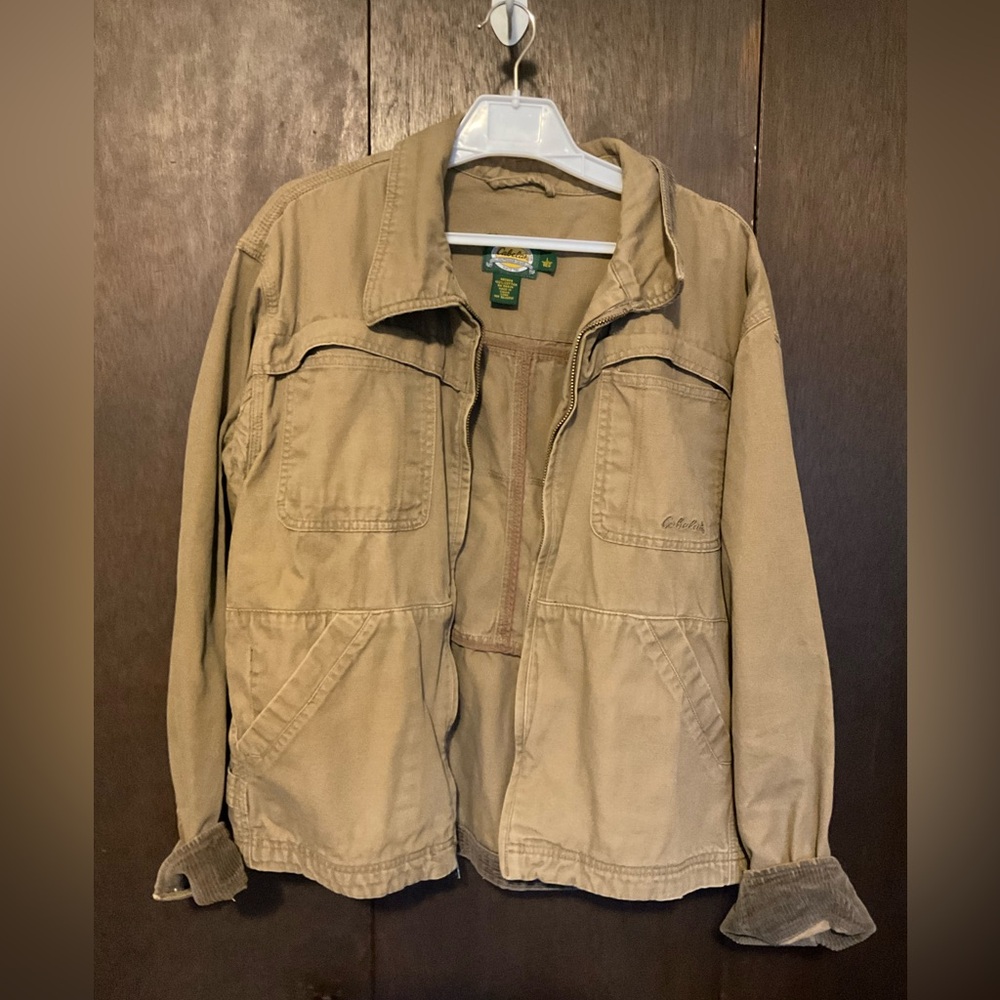 Cabela’s Vintage Tan Fisherman Utility Jacket (L)
